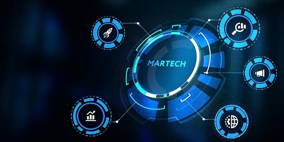 MarTech (marketing technology) concept