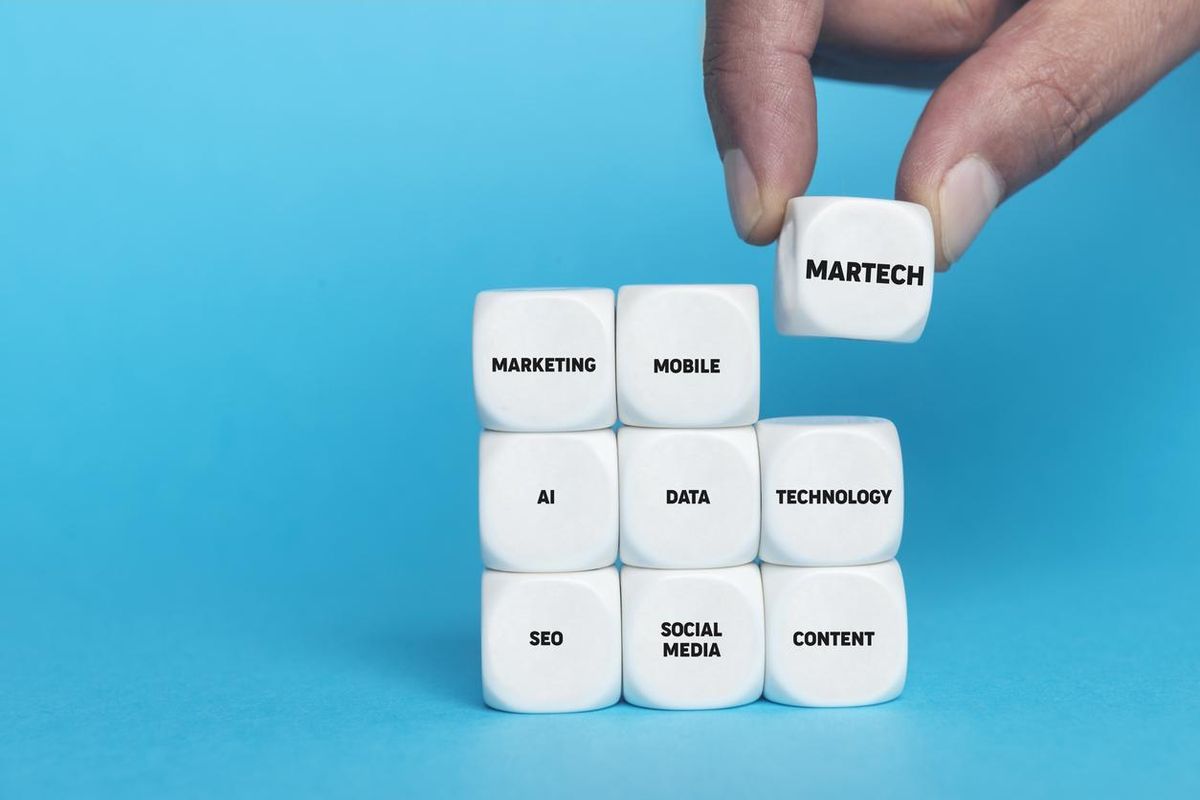 MarTech Stack concept