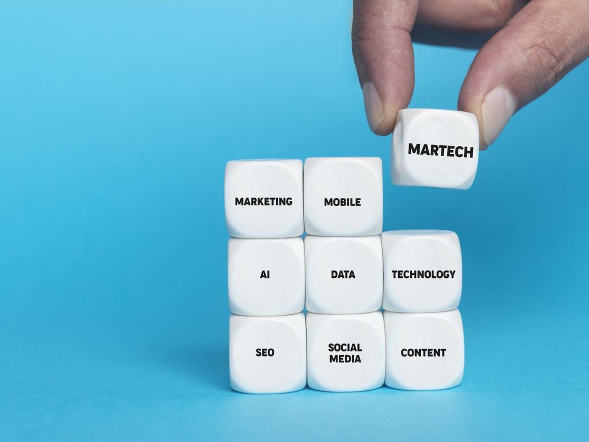 MarTech Stack concept 
