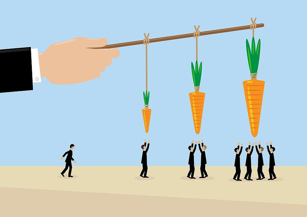 Konsep motivasi, strategi tongkat dan wortel