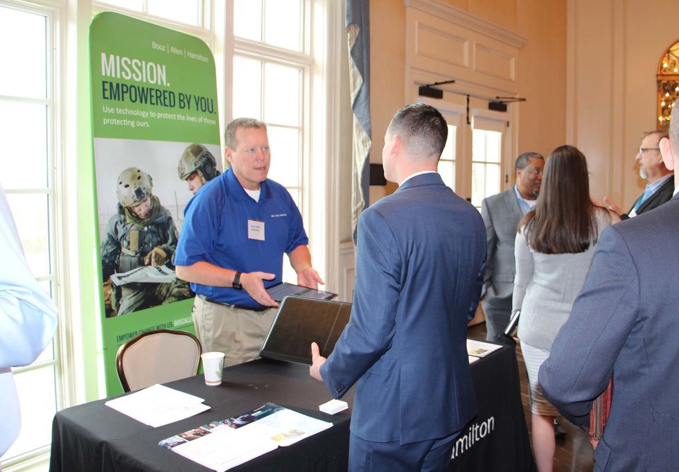 Officials at Booz Allen Hamilton put a lot of emphasis on recruiting individuals with military experience.
