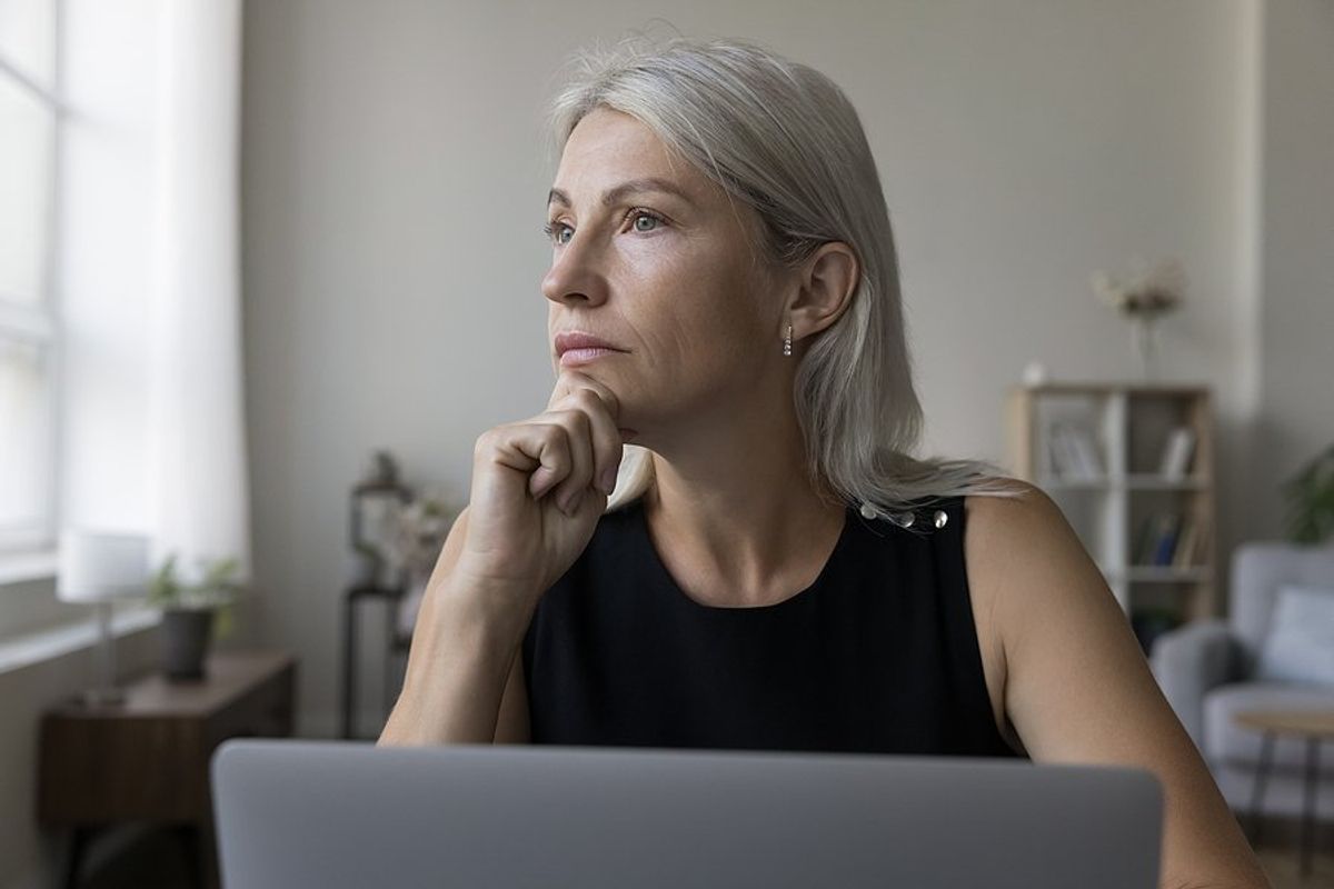 Older "over 40" professional thinks about why she's still unemployed