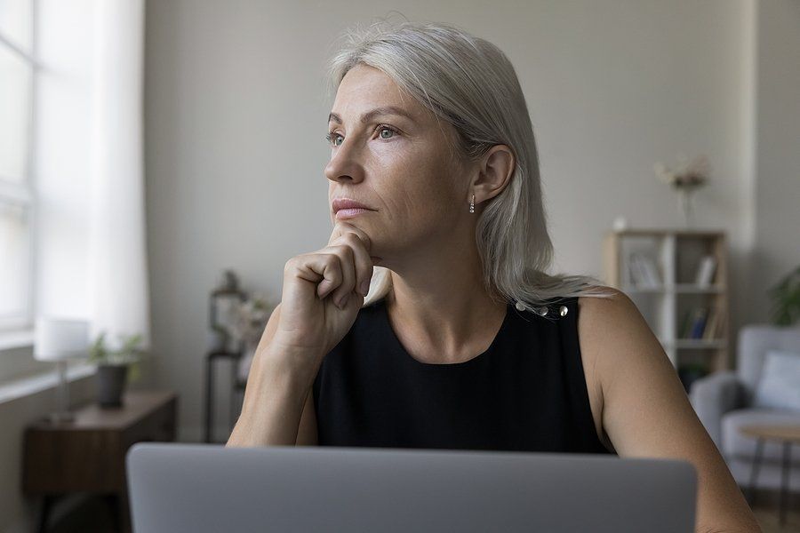 Older "over 40" professional thinks about why she's still unemployed
