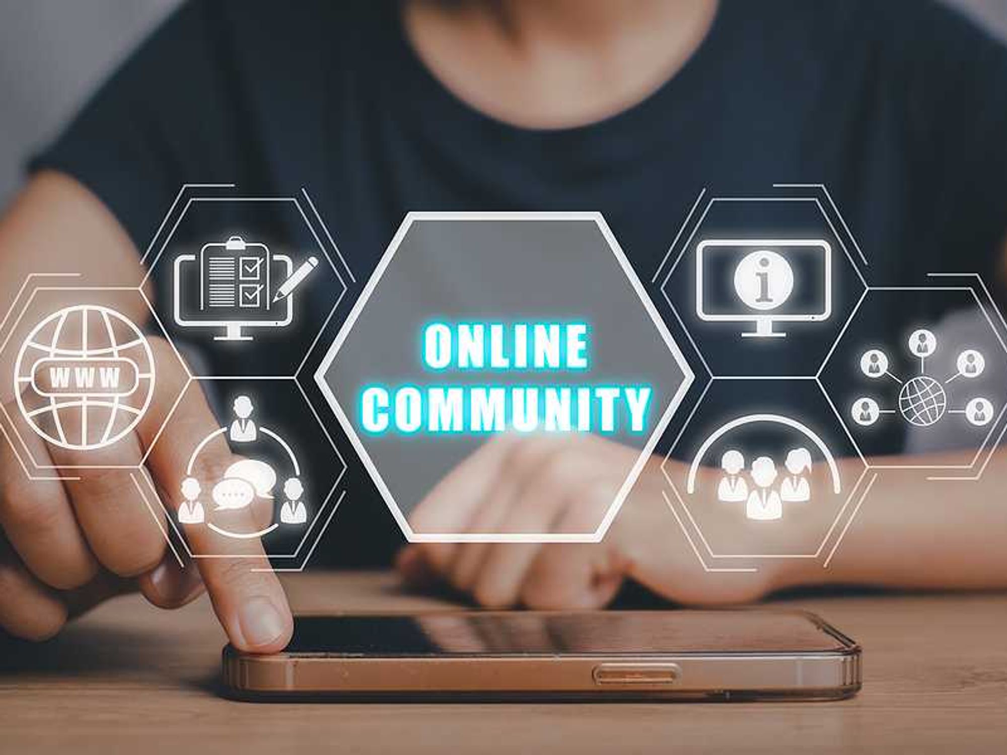 Online community concept