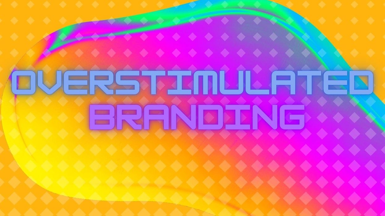 Overstimulated branding concept
