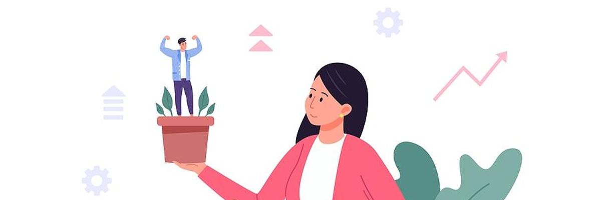 Personal development/growing concept