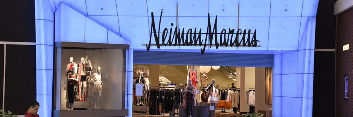 Picture of a Neiman Marcus store after filing for bankruptcy