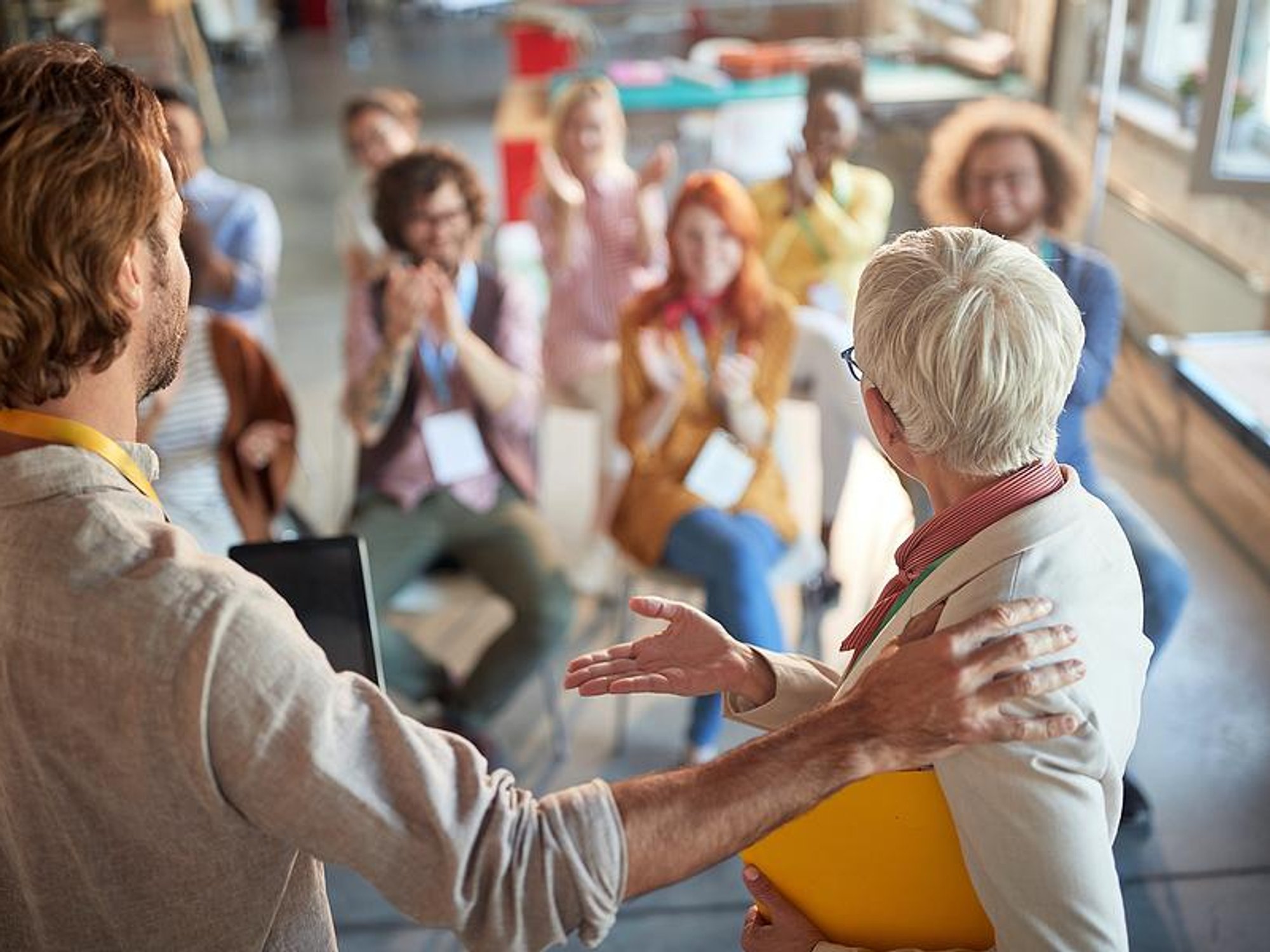 Professionals lead staff training and development