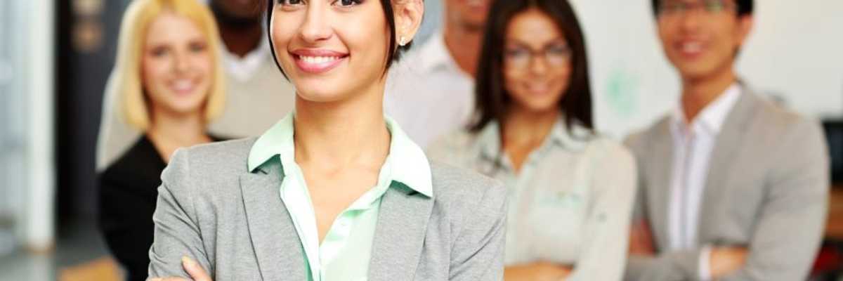 Professionals smiling because they get The Daily Dose newsletter, which is filled with free career tips!