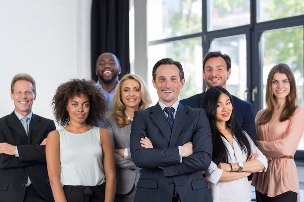 Professionals trying to become better leaders at work