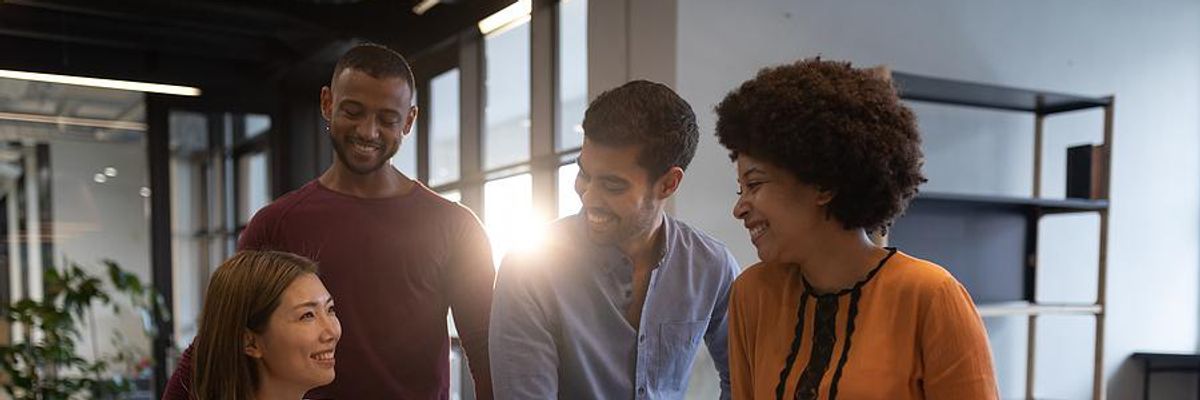 Project managers work on a diversity and inclusion strategy