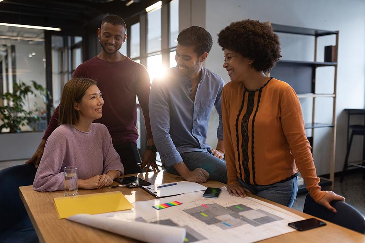 Project managers work on a diversity and inclusion strategy