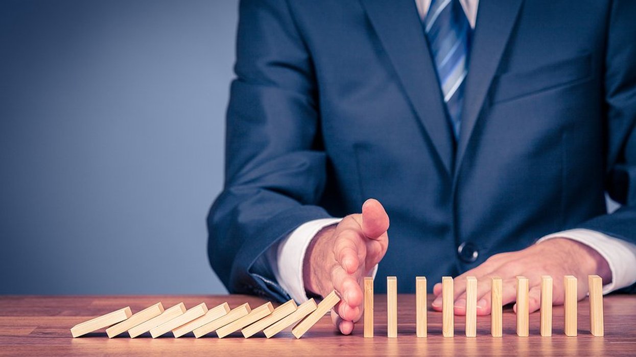 Risk resilience, risk management concept