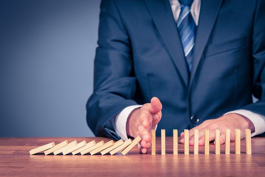 Risk resilience, risk management concept