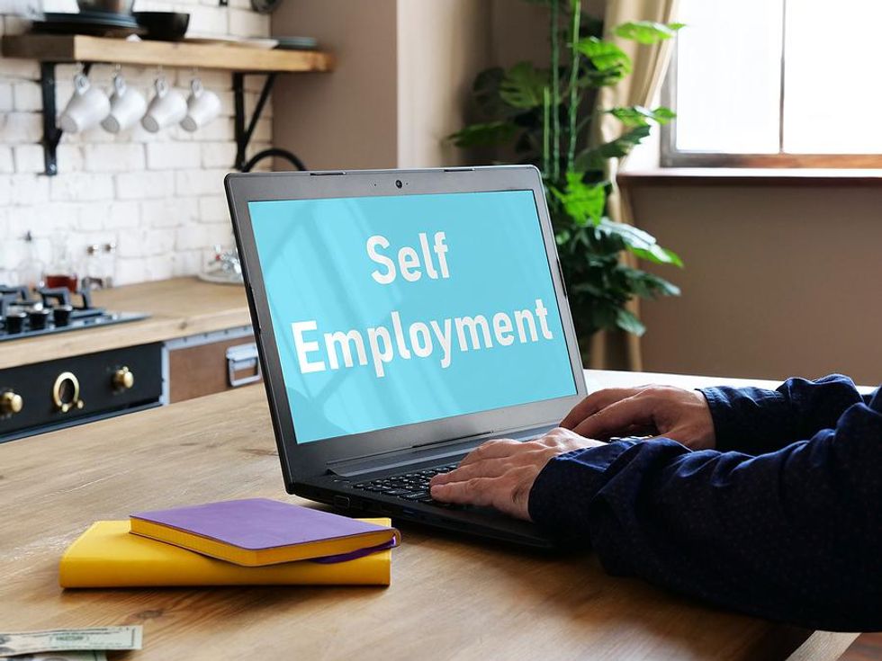 Self-employment concept