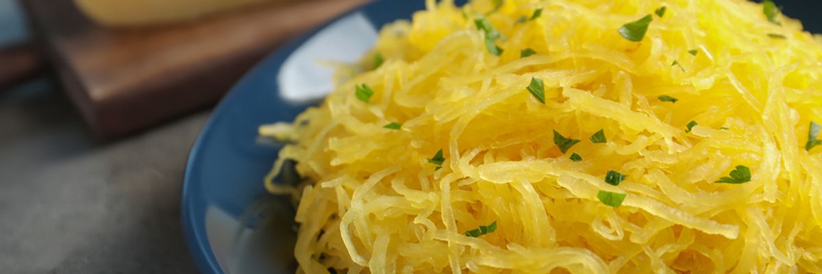 Spaghetti squash for a healthy work lunch