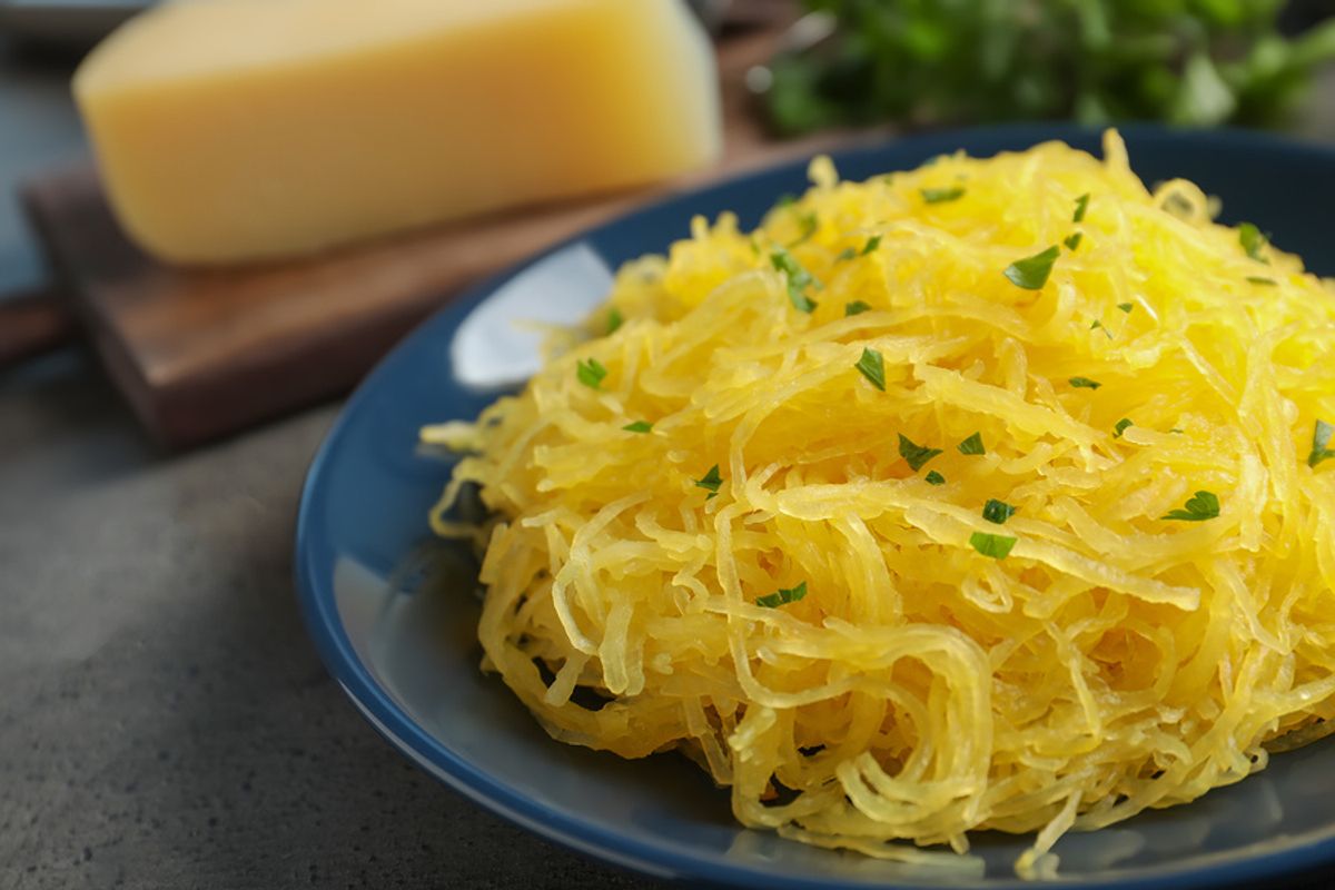 Spaghetti squash for a healthy work lunch