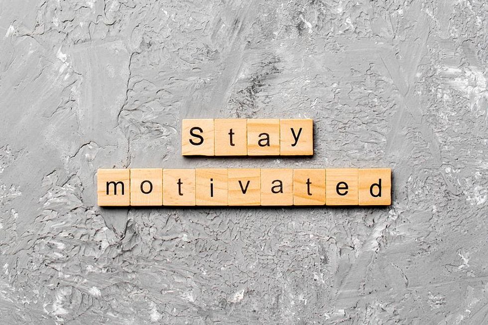 stay motivated, motivation concept