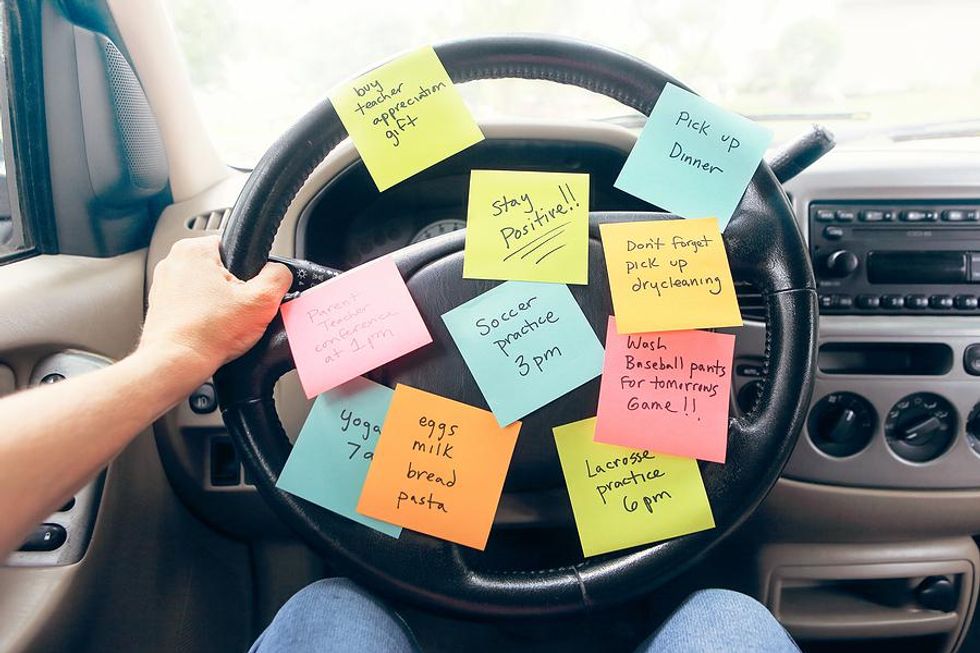 Sticky notes to-do list