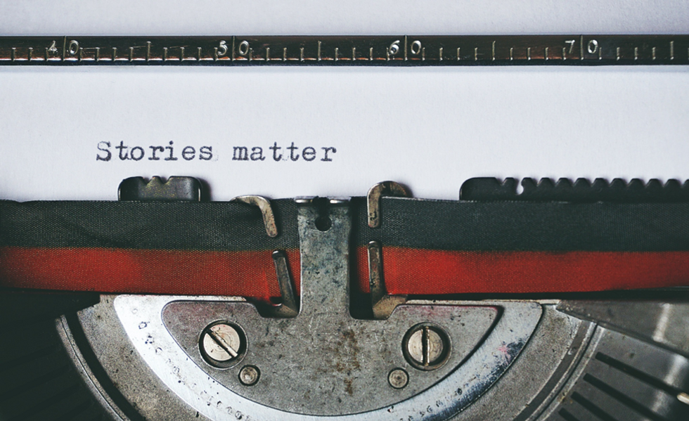 Storytelling/stories matter concept