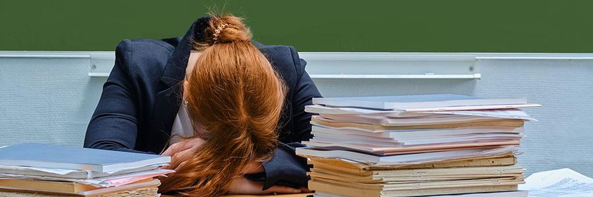 Stressed teacher is not ok