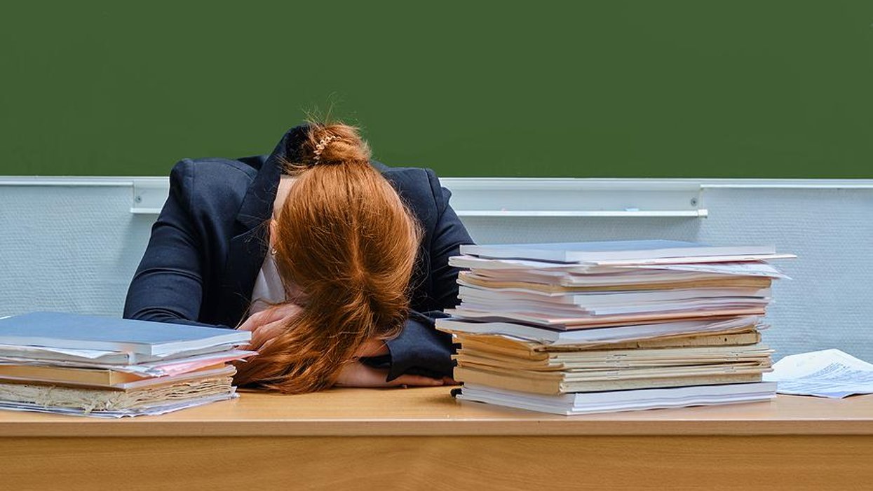 Stressed teacher is not ok