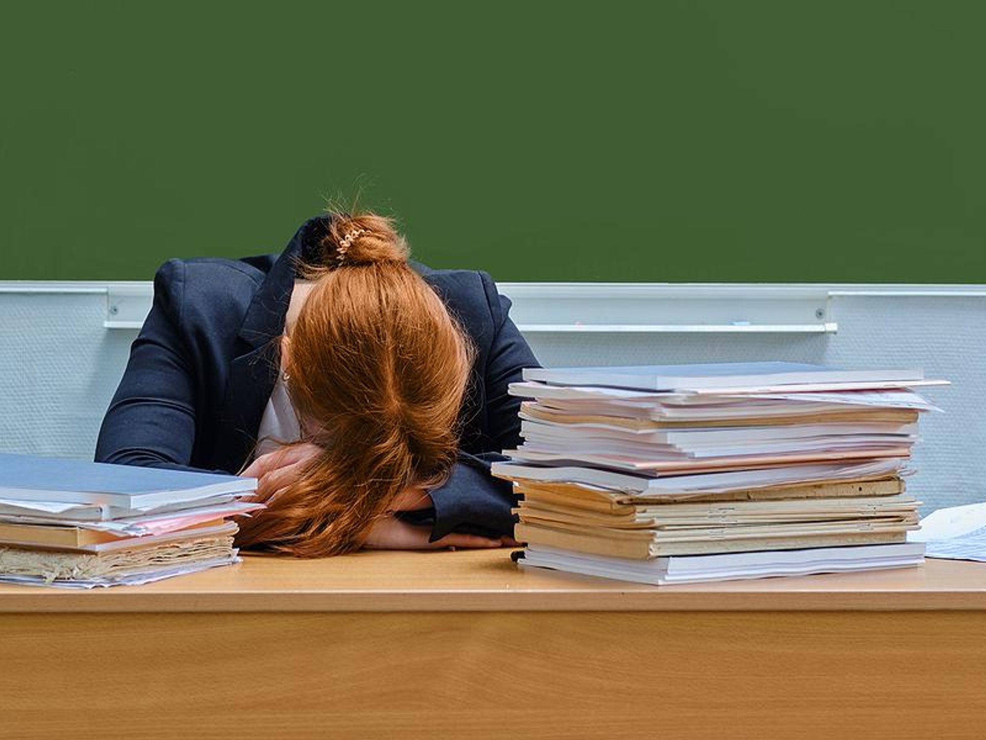 Stressed teacher is not ok