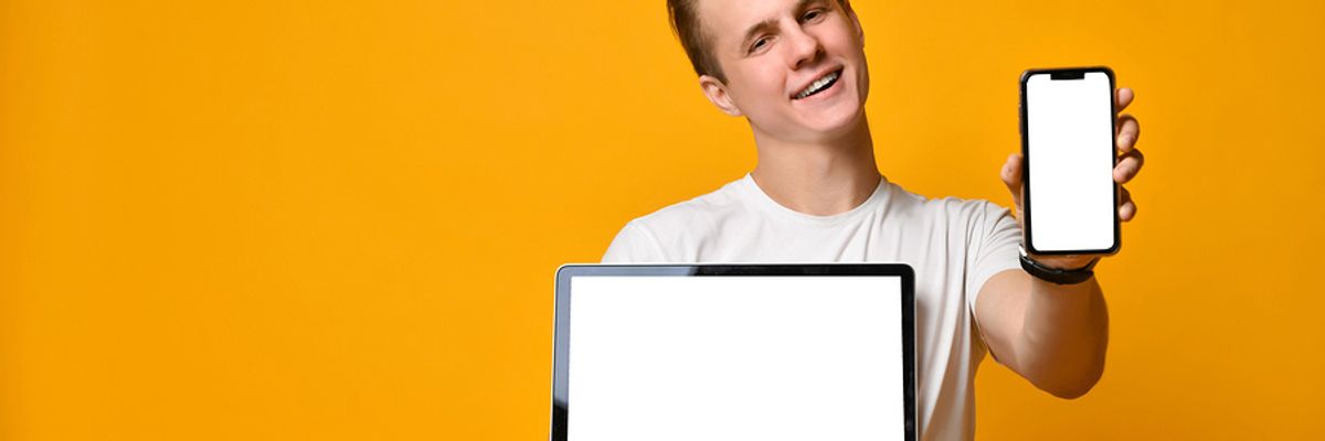 Student watching out for cyber attacks