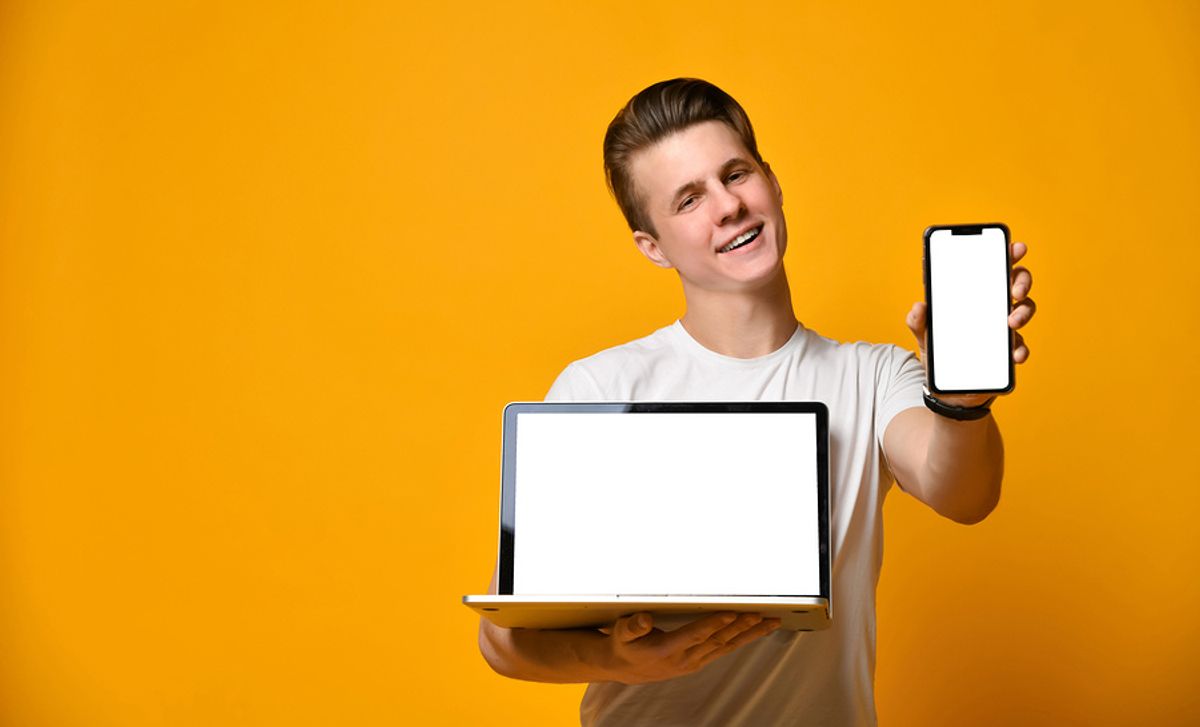 Student watching out for cyber attacks