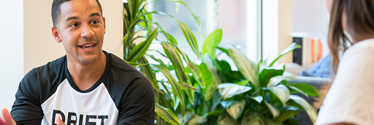 Teamwork and collaboration are at the center of the company culture at Drift.