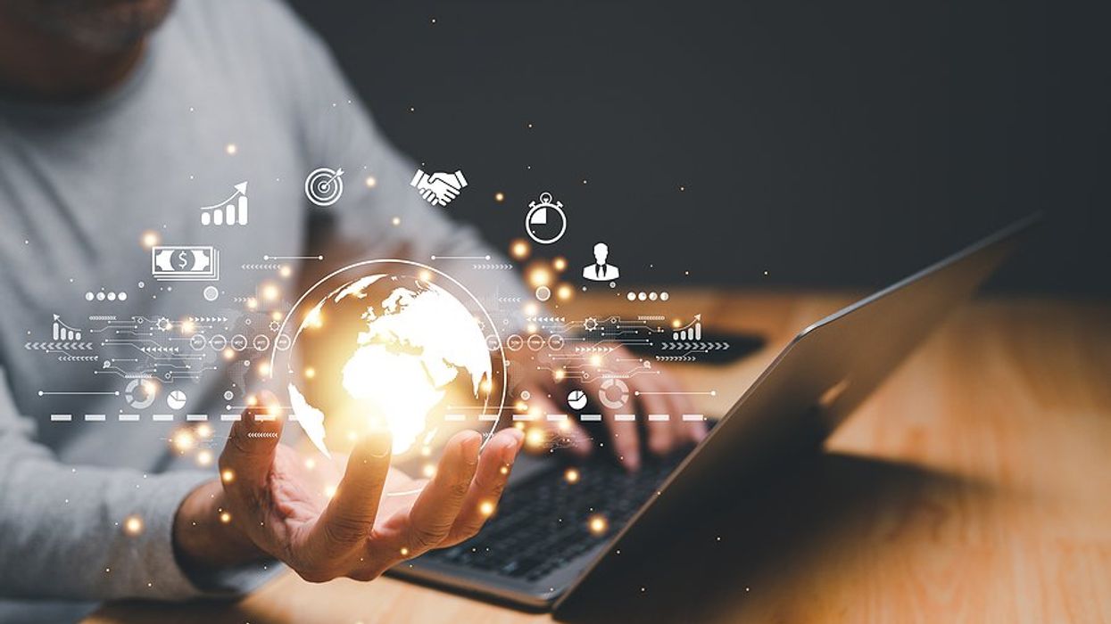 Technology, AI, artificial intelligence, business, future of work, digital age concept