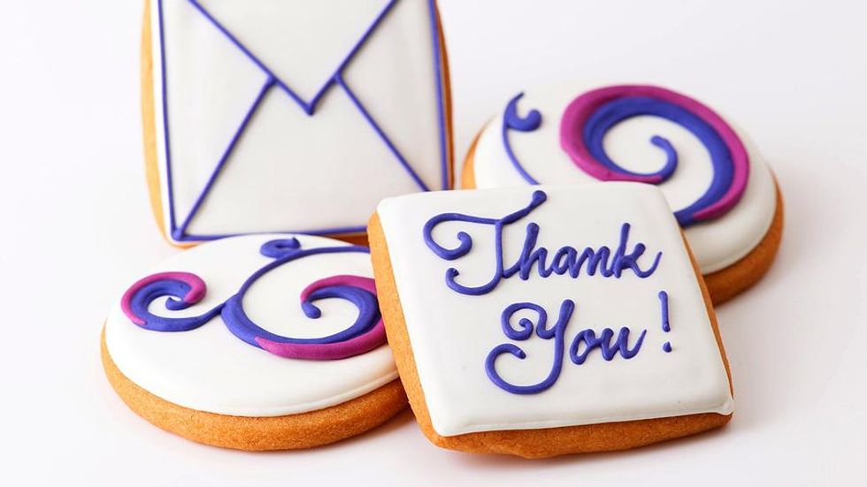 Thank you cookies
