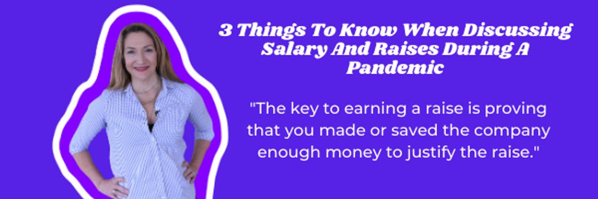 There are a few things to keep in mind when talking about salary and raises. 