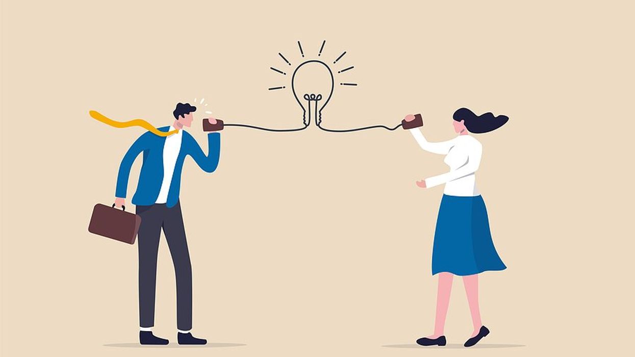 Verbal communication skills concept