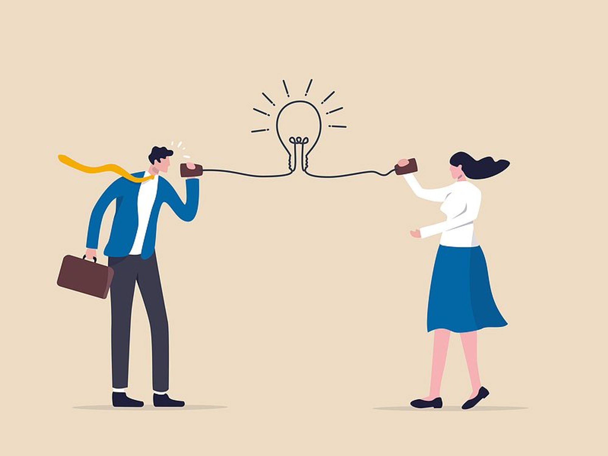 Verbal communication skills concept