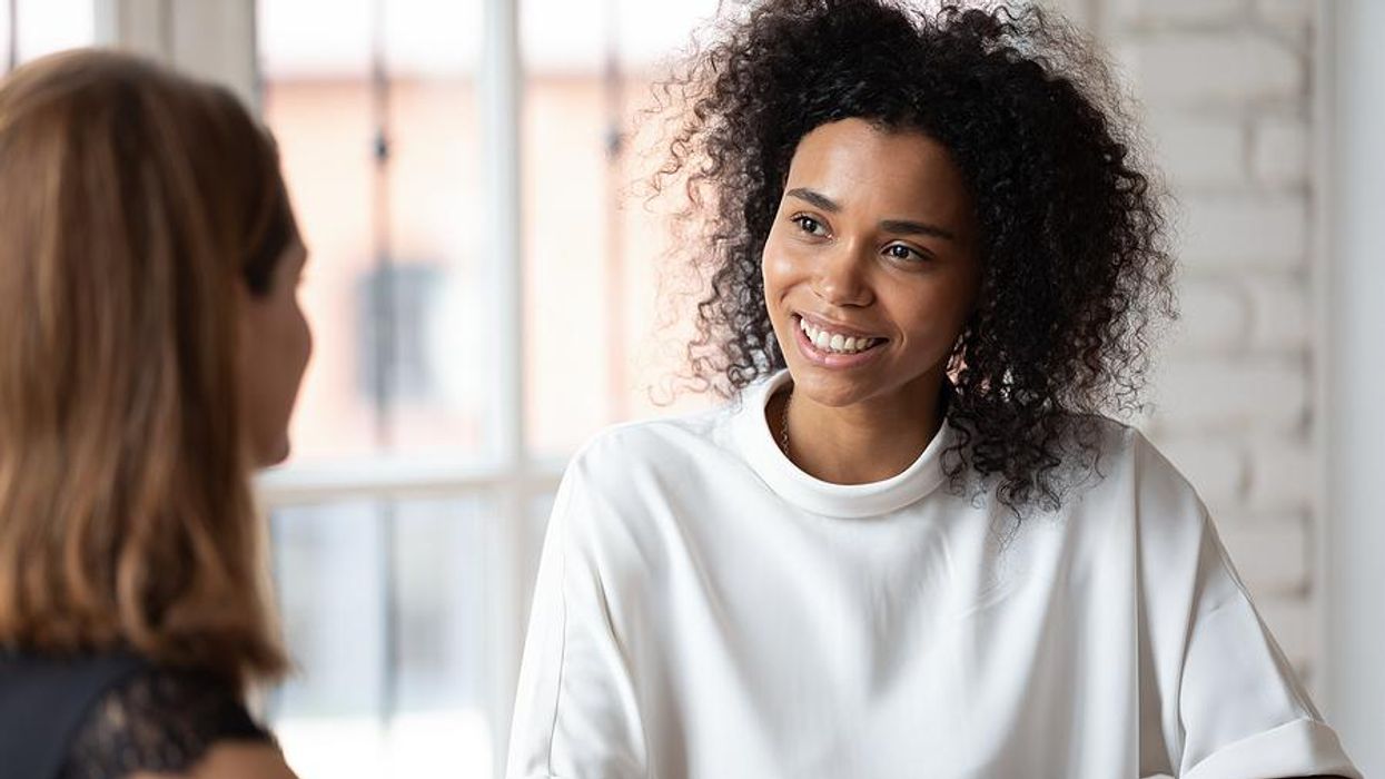 Woman answers the "What makes you unique?" interview question