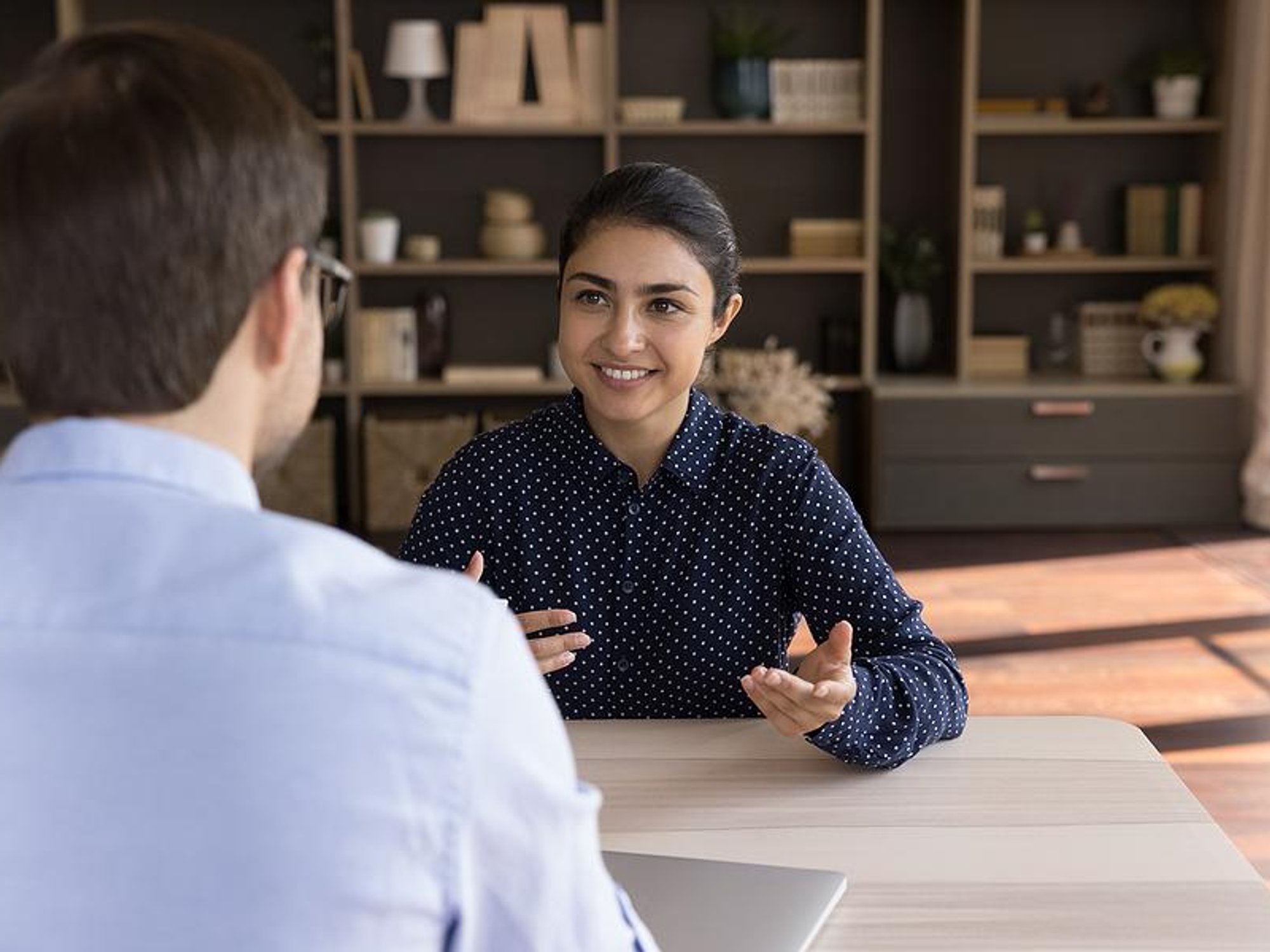 Woman asks for a raise