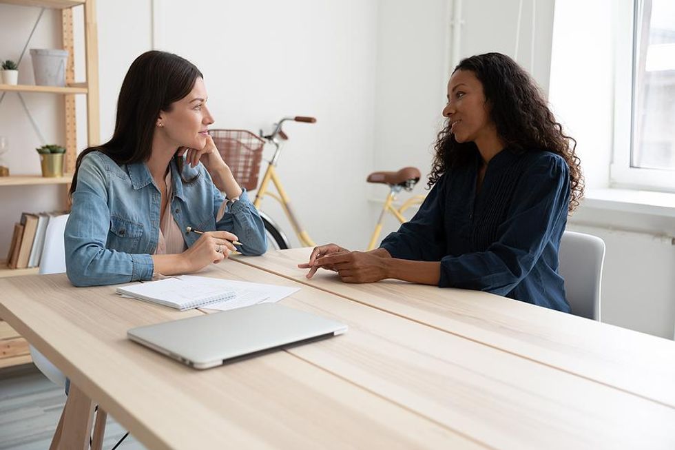 Woman asks for more responsibilities at work
