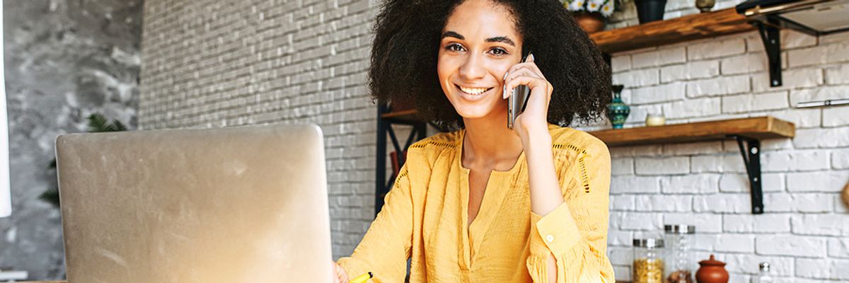 Woman finds a hiring manager's name