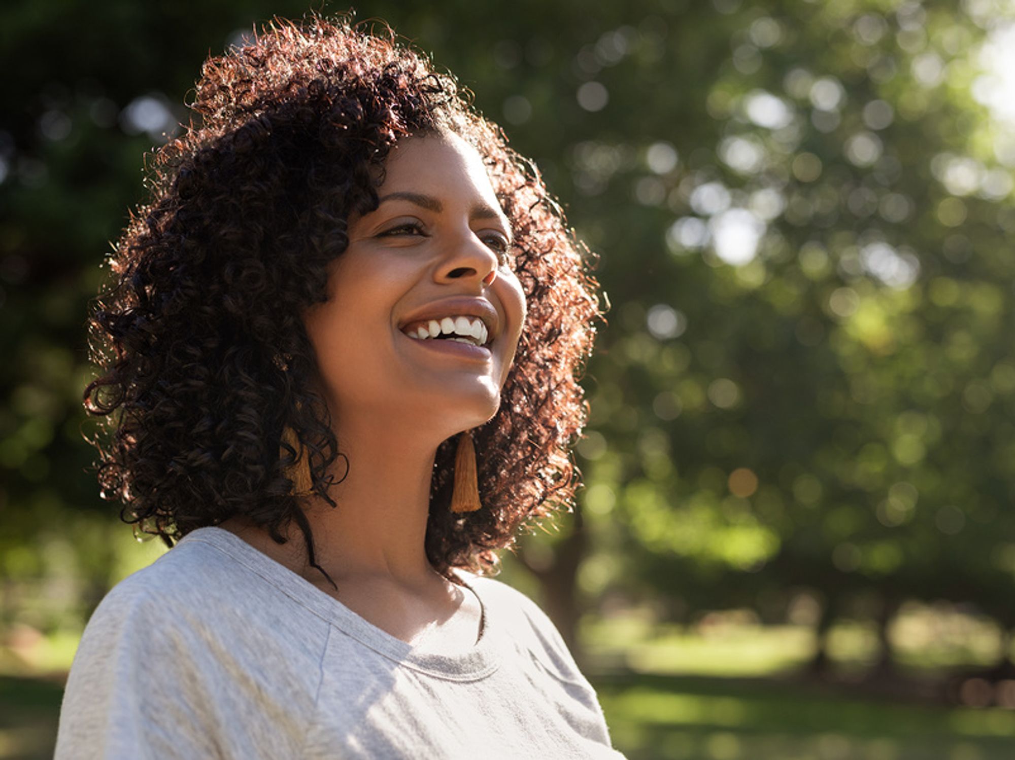 Woman is her best self during the summer