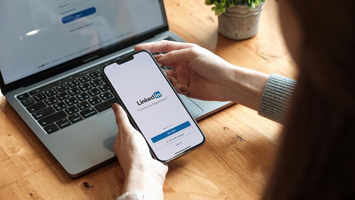 Woman joins LinkedIn