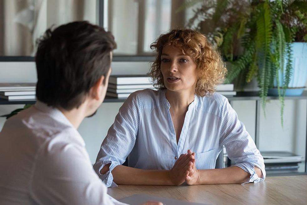 Woman quits her job