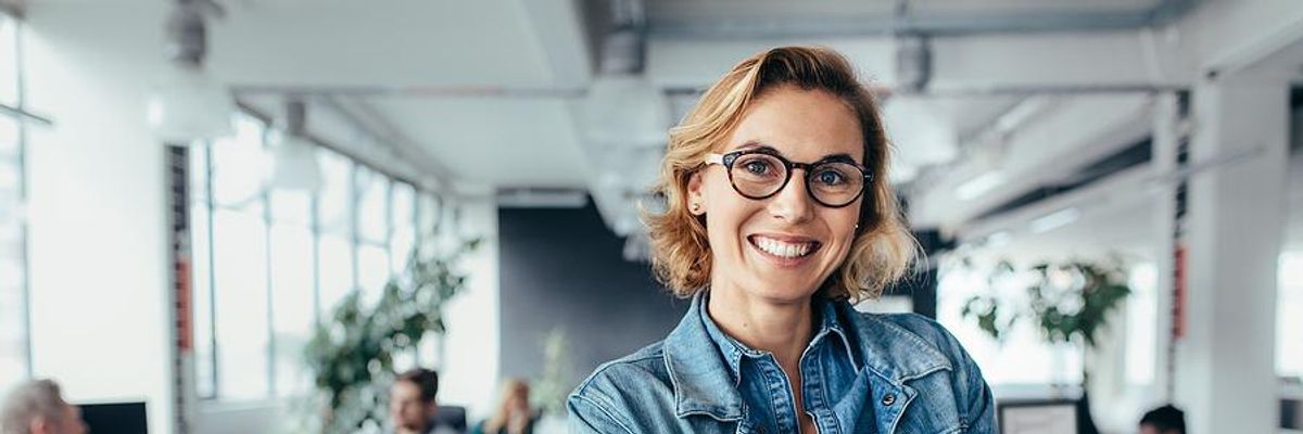 Woman successfully transitions into a leadership role