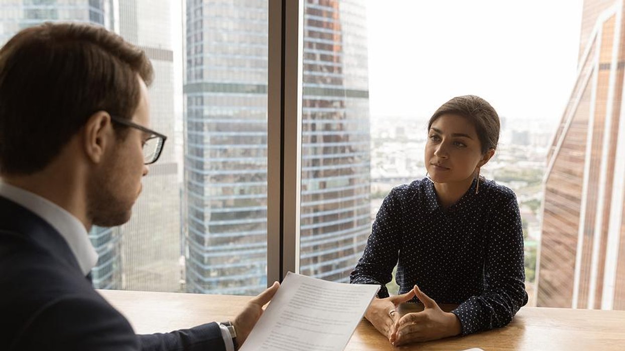 Woman thinks about accepting a job offer