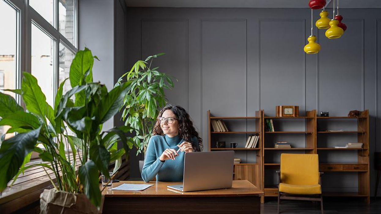 Woman thinks about making a career change