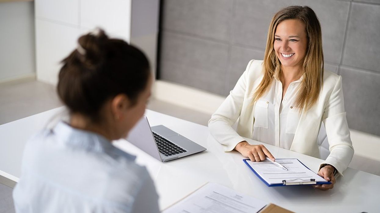 Woman treats a job interview like a sales conversation