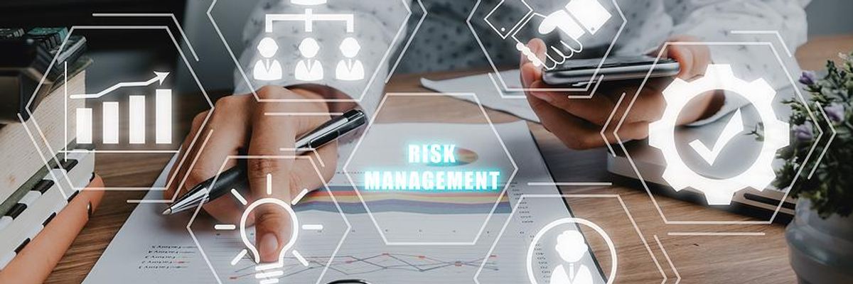 Woman uses technology to help with risk management