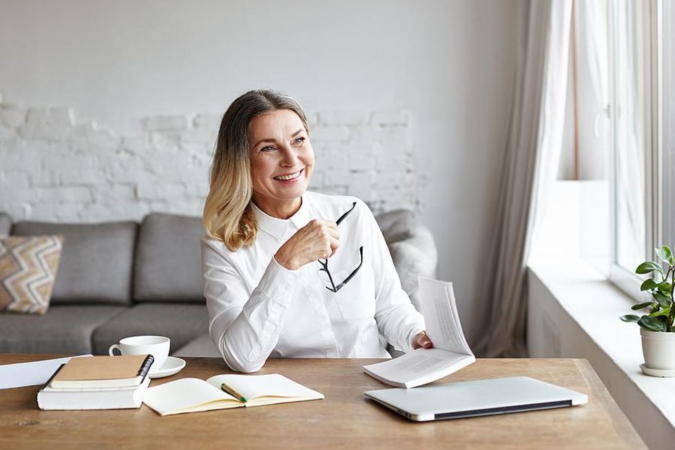 Woman working a job in the nonprofit sector