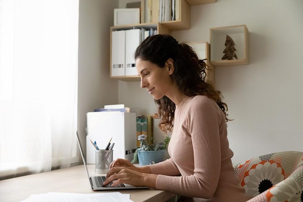 Woman working in IT