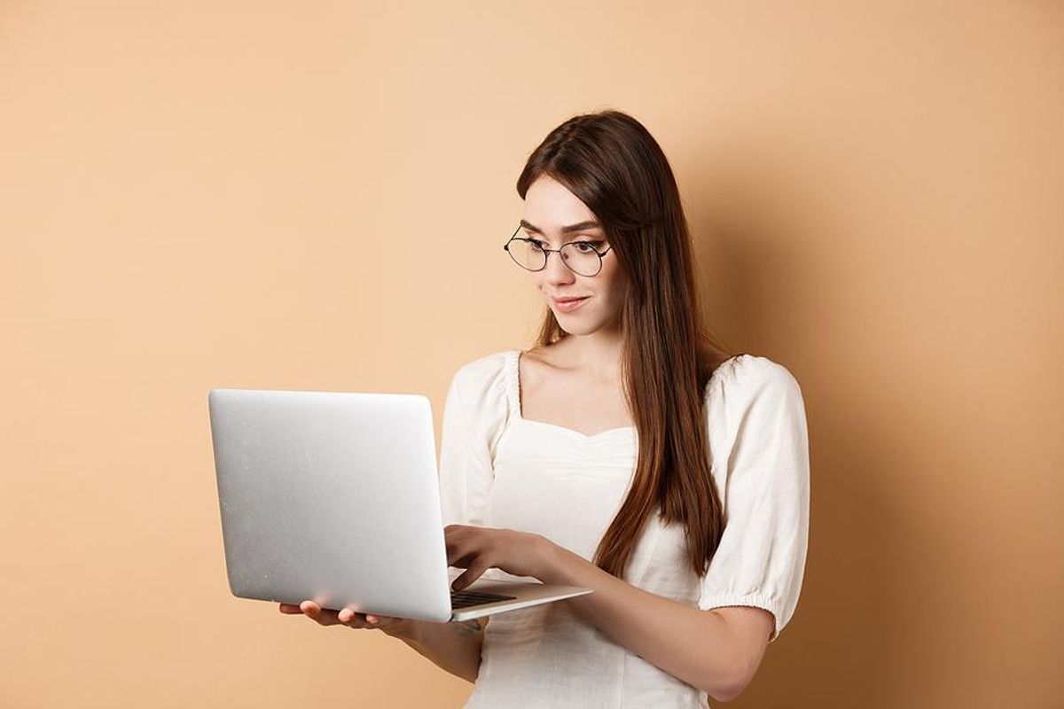 Woman working in the tech industry